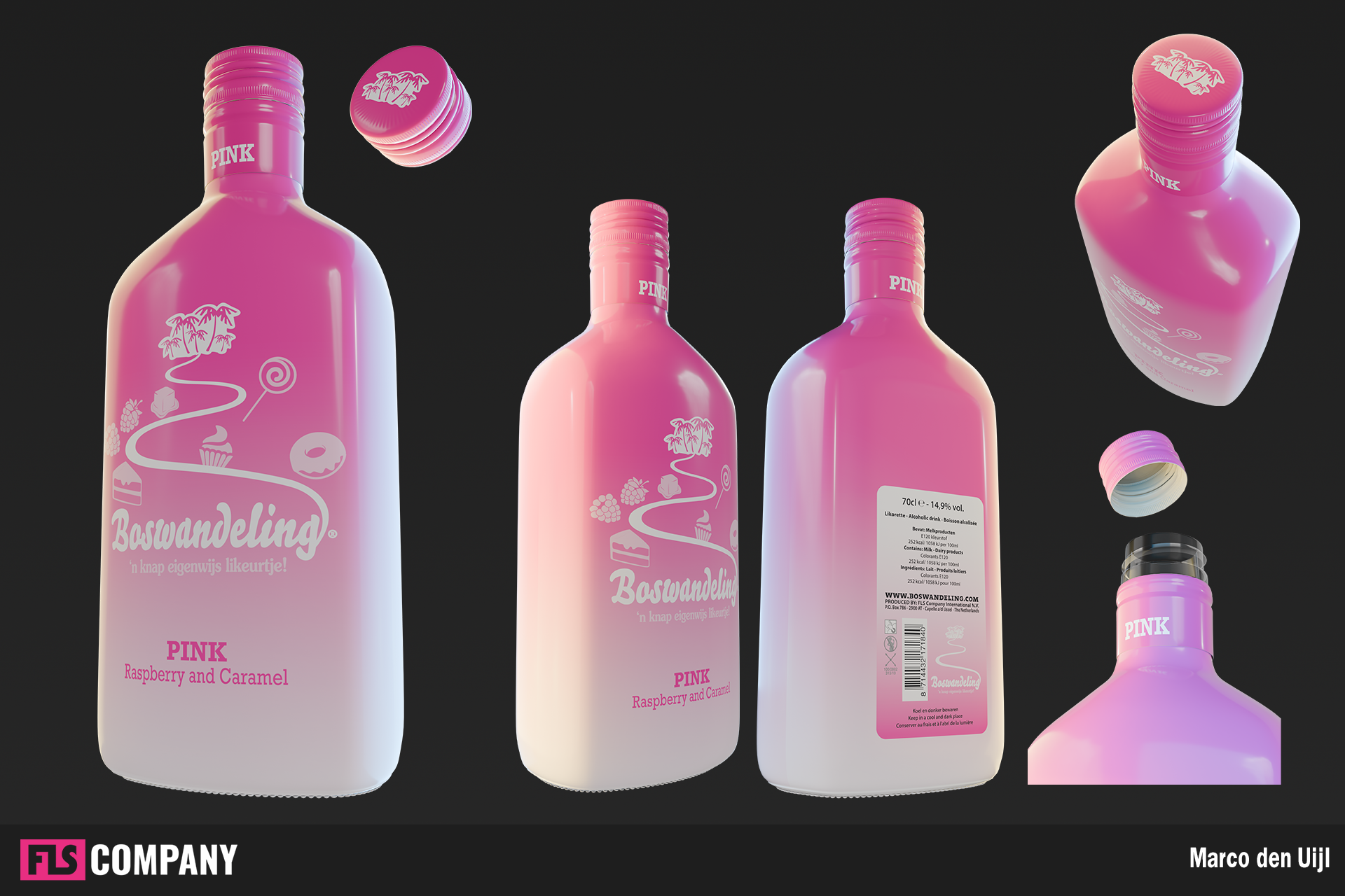 Boswandeling Pink
