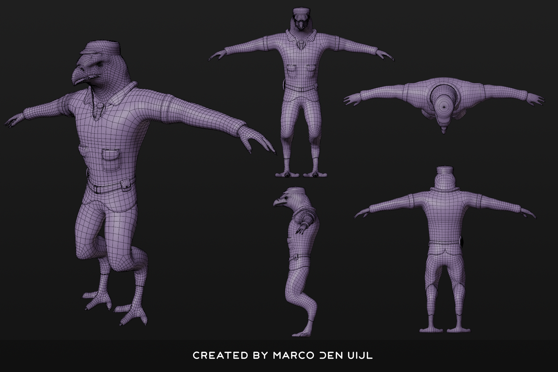 Poskalian Wireframe